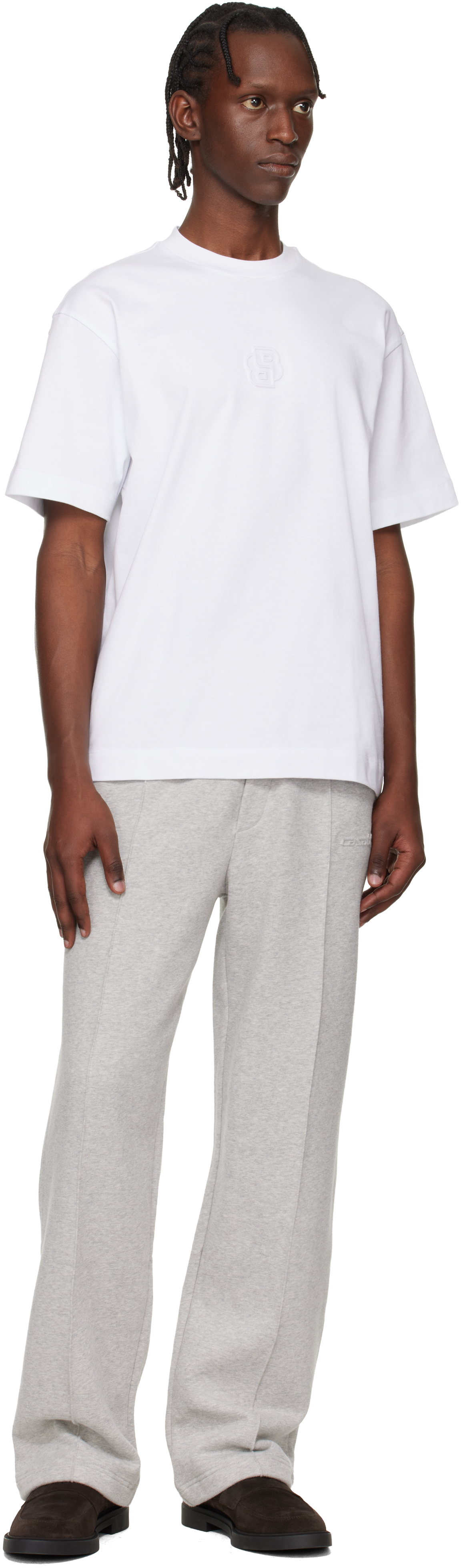 White Emed-Logo T-shirt