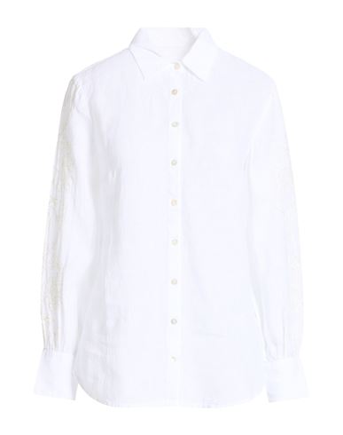 Woman Shirt White Size 2 Linen
