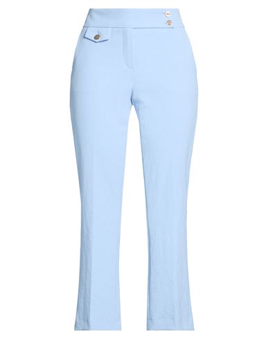 Woman Pants Sky blue Size 6 Polyester, Viscose, Elastane