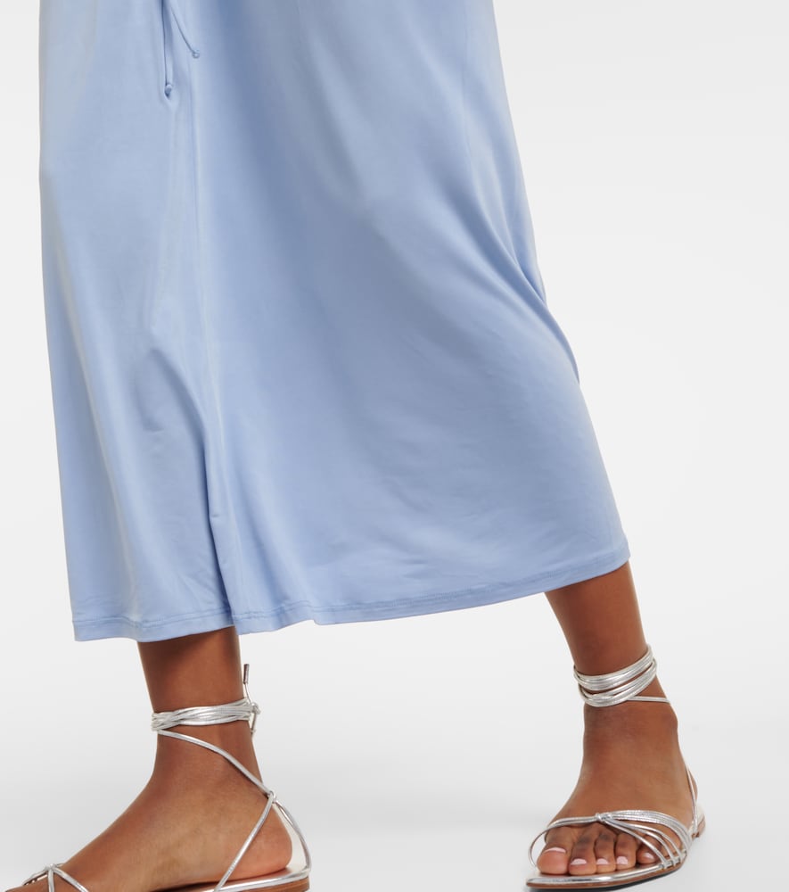 Kira ruched midi dress