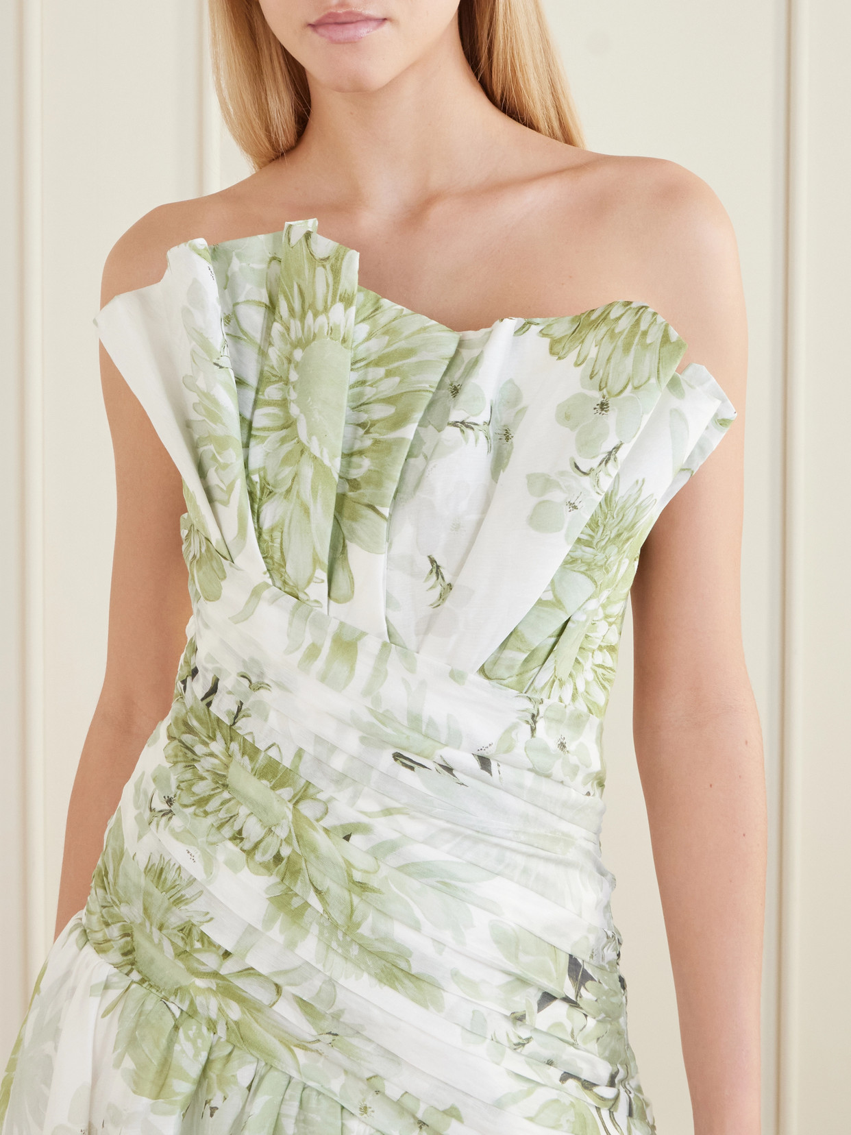 Reflector Organza Gown - Green