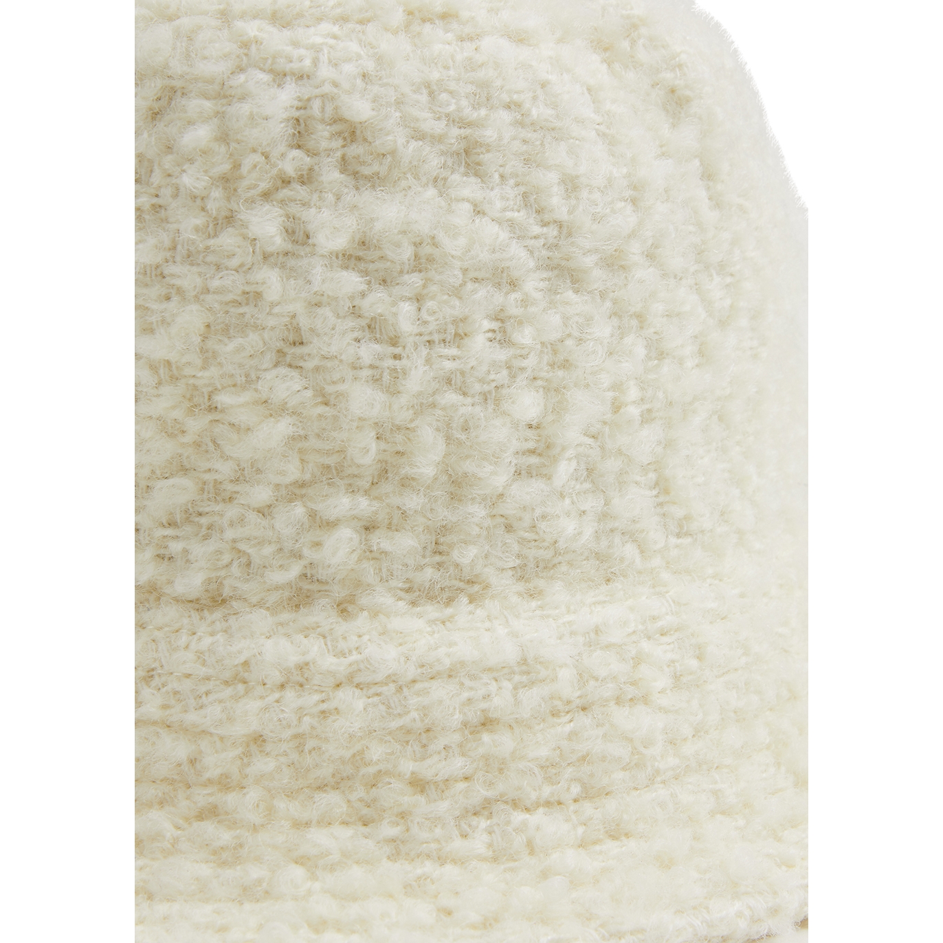 Shore Bouclé Bucket Hat - Ivory