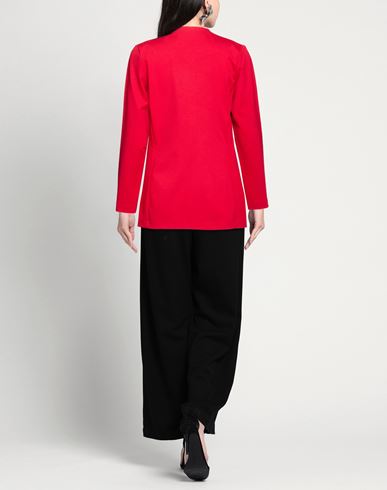 Woman Jacket Red Size 6 Viscose, Polyamide, Elastane