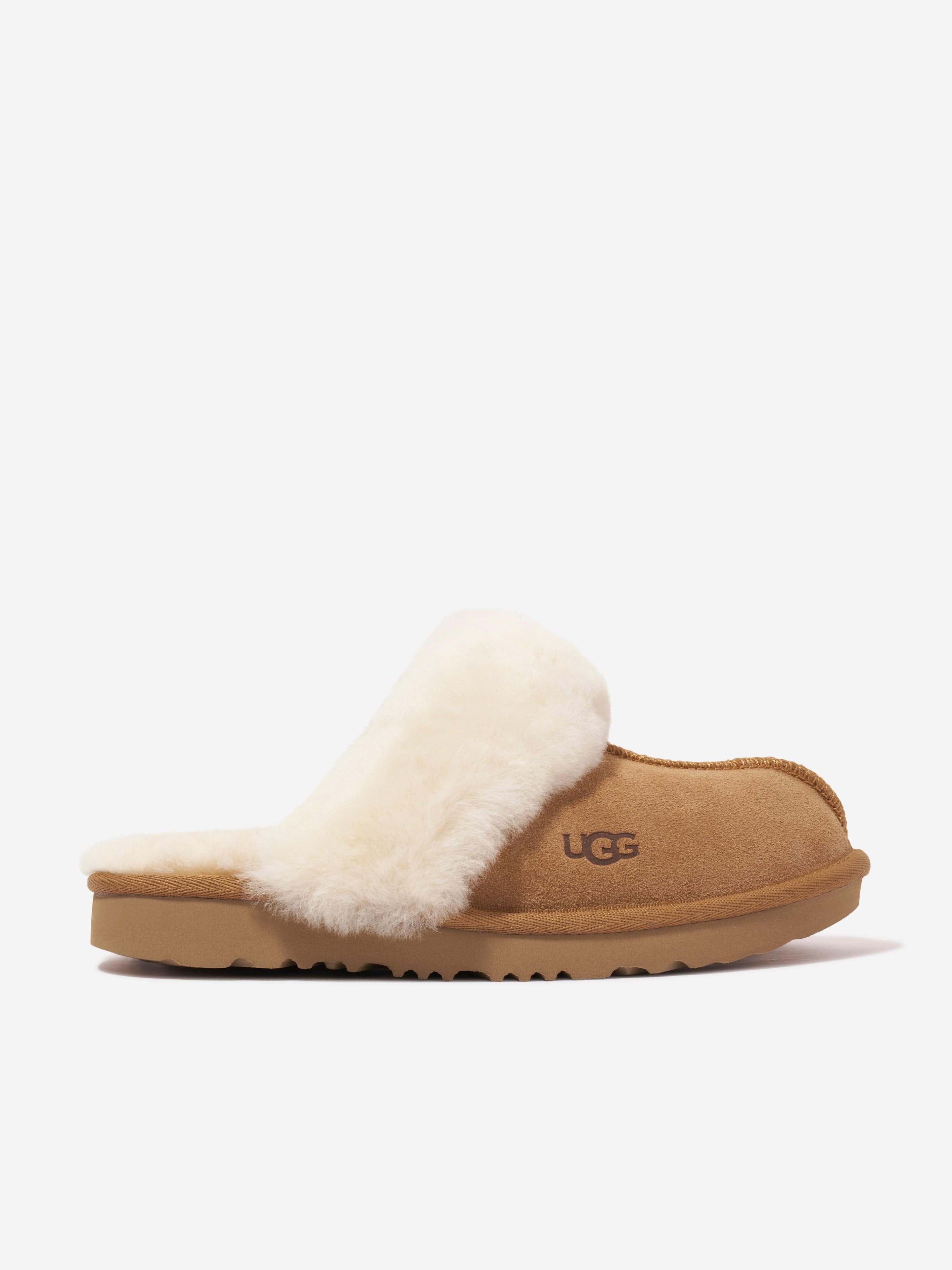 Girls Cozy II Slippers in Brown EU 27.5 US 10
