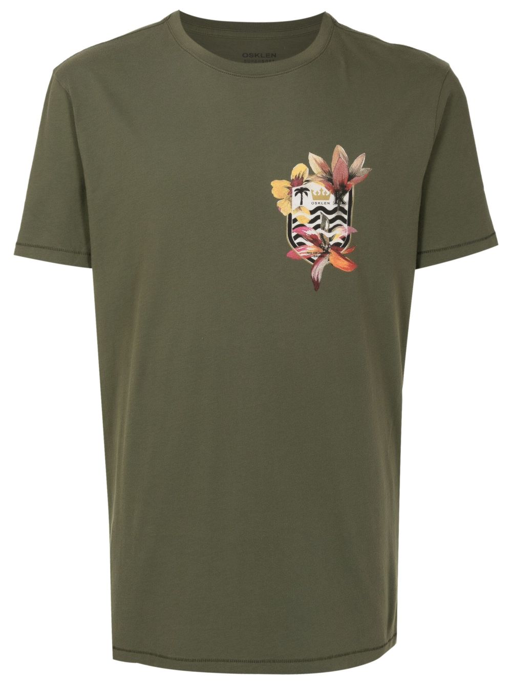 Graphic-print cotton T-shirt - Green