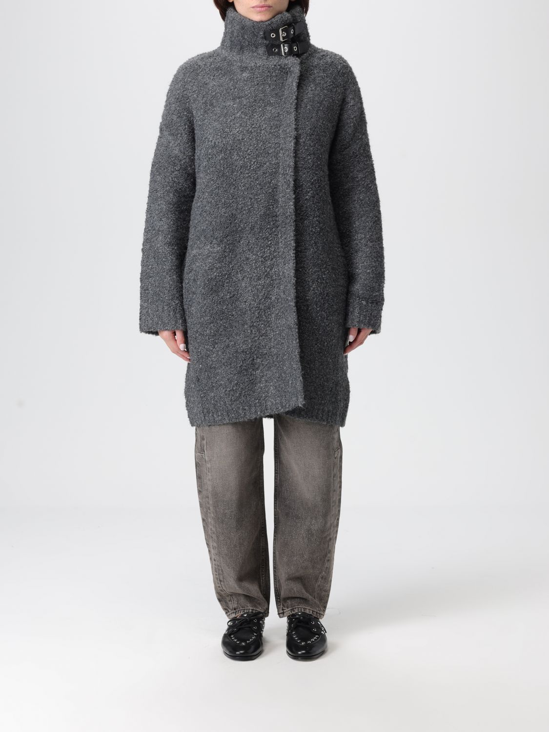 Coat Woman color Grey