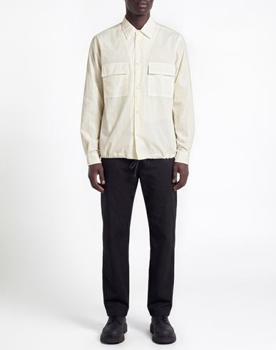 Man Jacket Cream Size L Nylon