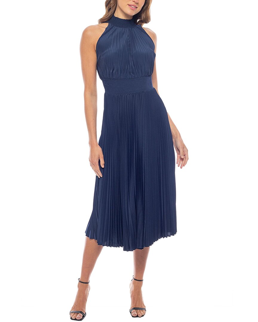Pleated Midi Dress
