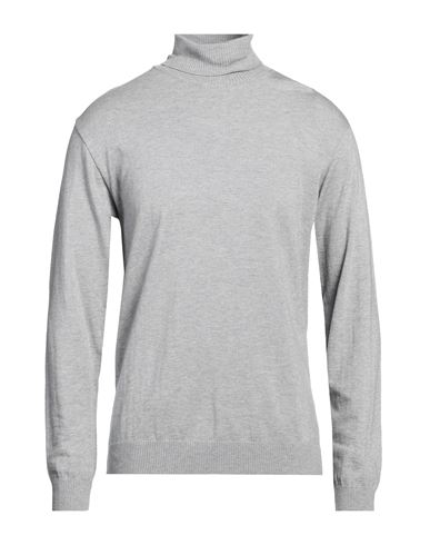 Man Turtleneck Light grey Size XL Polyacrylic, Merino Wool, Polyamide, Elastane