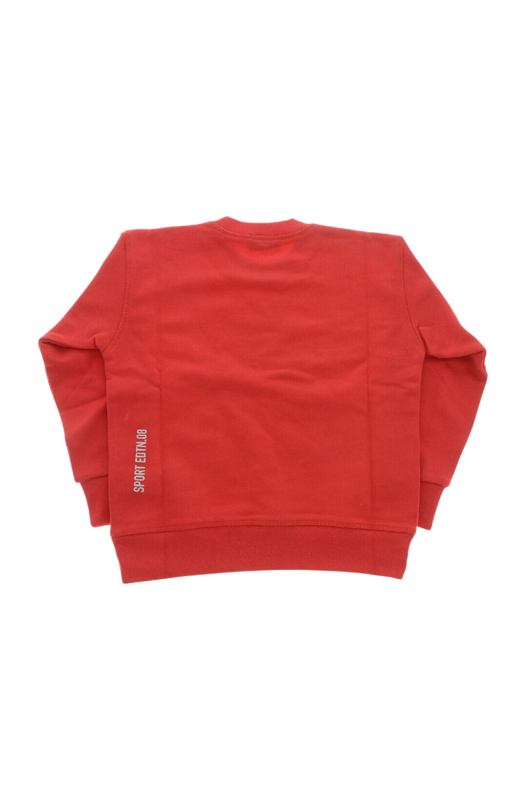 Boys Red Logo Sweatshirt