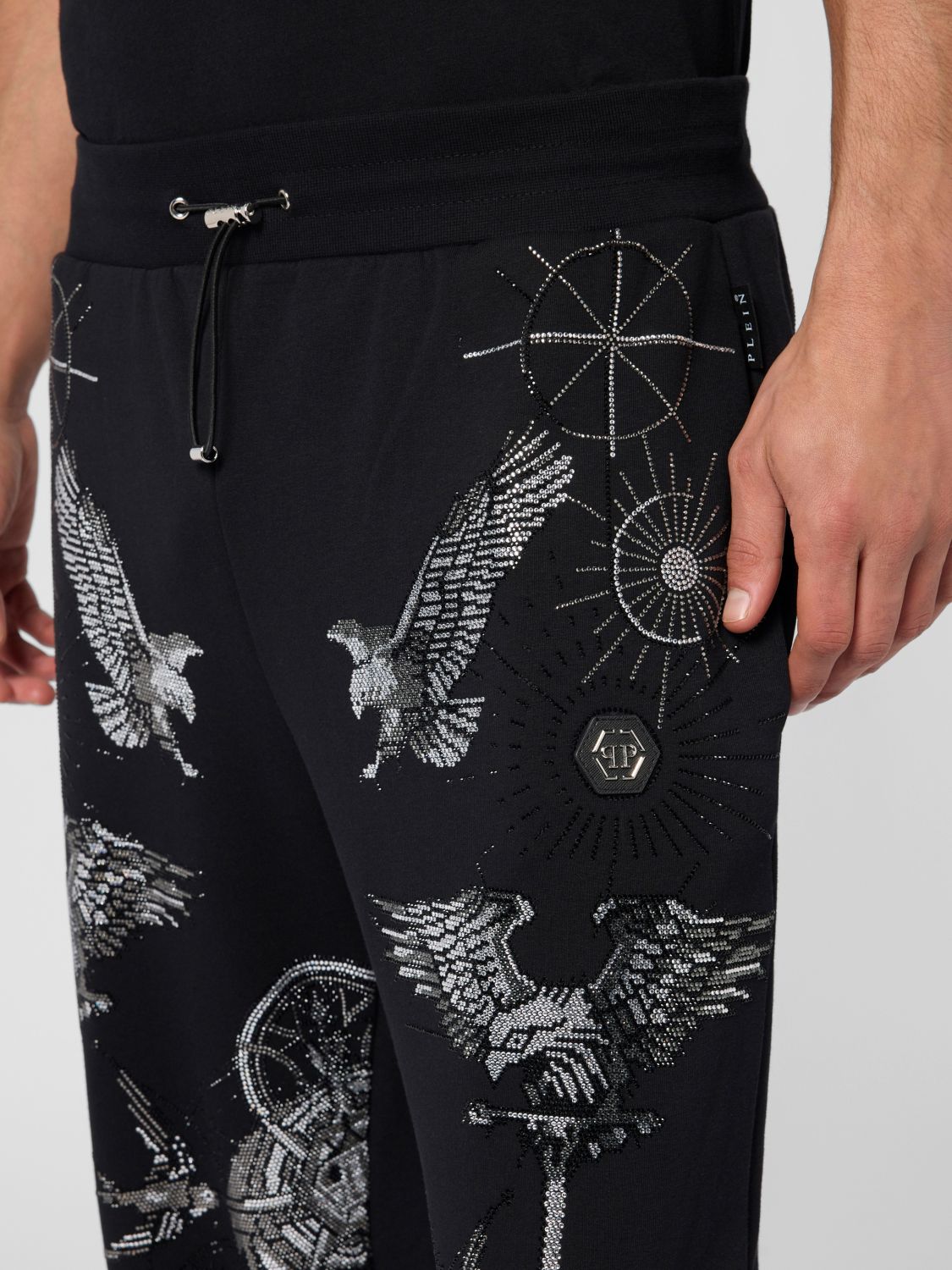 Pants Men color Black