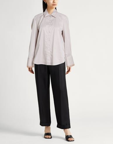 Woman Shirt Beige Size 6 Cotton