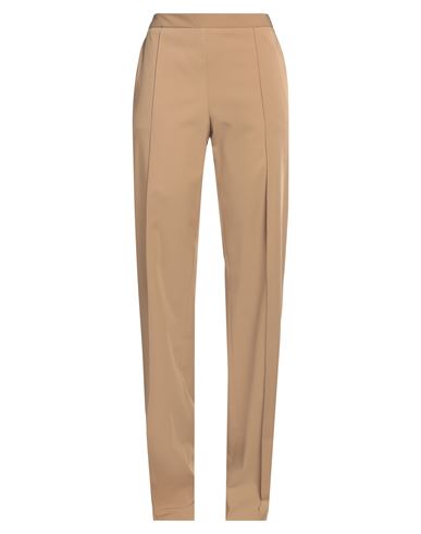 Elisabetta Franchi Woman Pants Camel Size 4 Polyester, Elastane