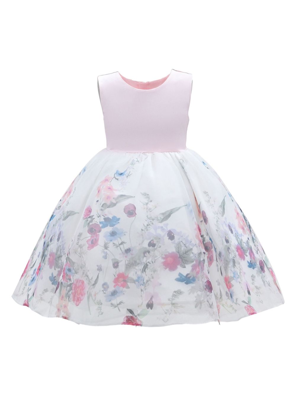 Mabel floral-print dress - White