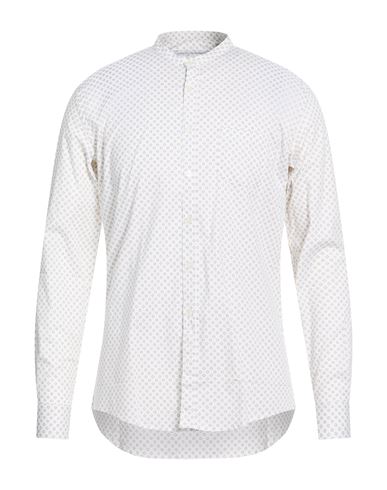 Man Shirt Off white Size 17 ½ Cotton, Elastane