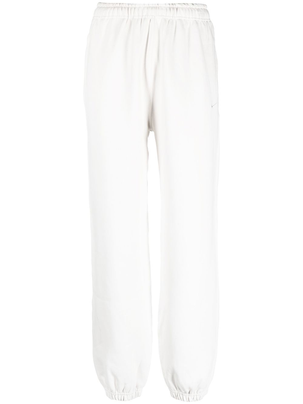 Solo Swoosh embroidered track pants - White
