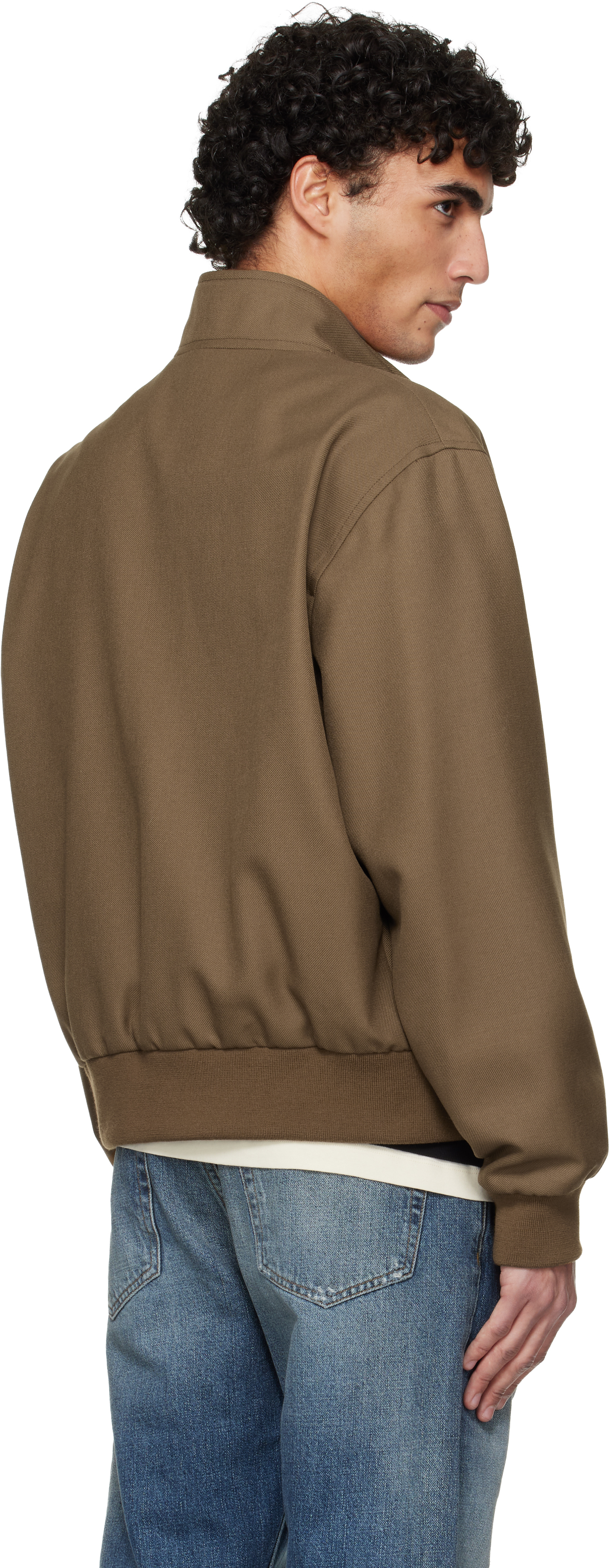 Khaki Zipped Jacket