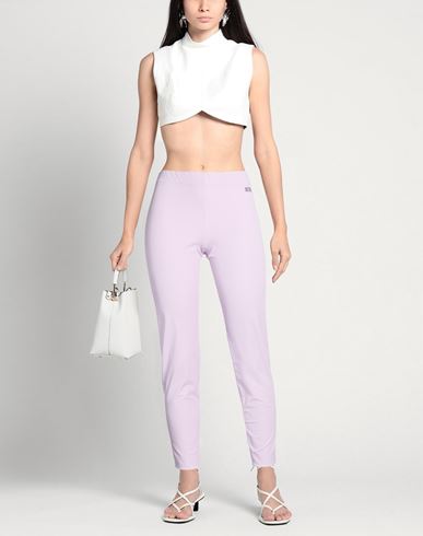 Collection Woman Pants Lilac Size 4 Cotton, Polyamide, Elastane