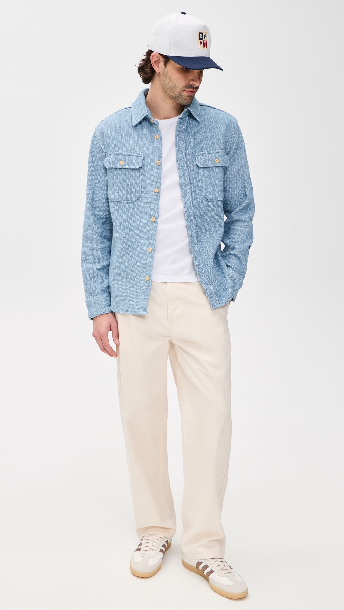 The Division Shirt Washed Indigo