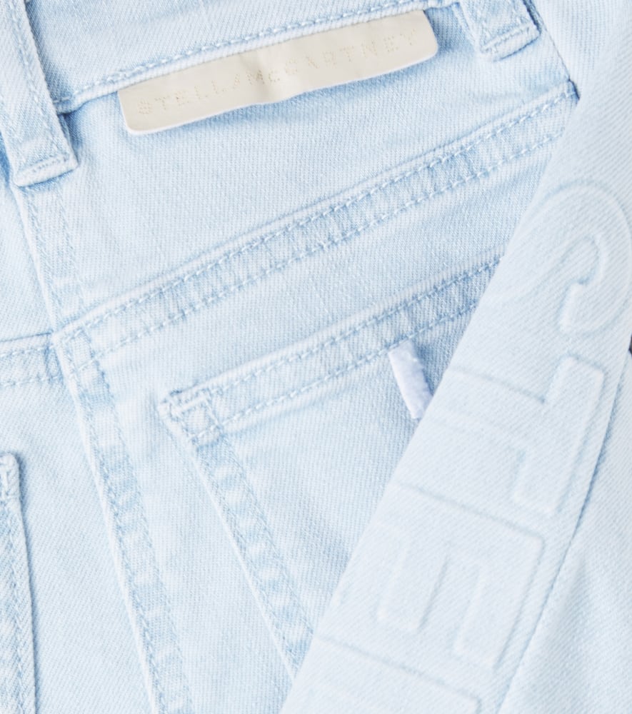 Logo flared jeans