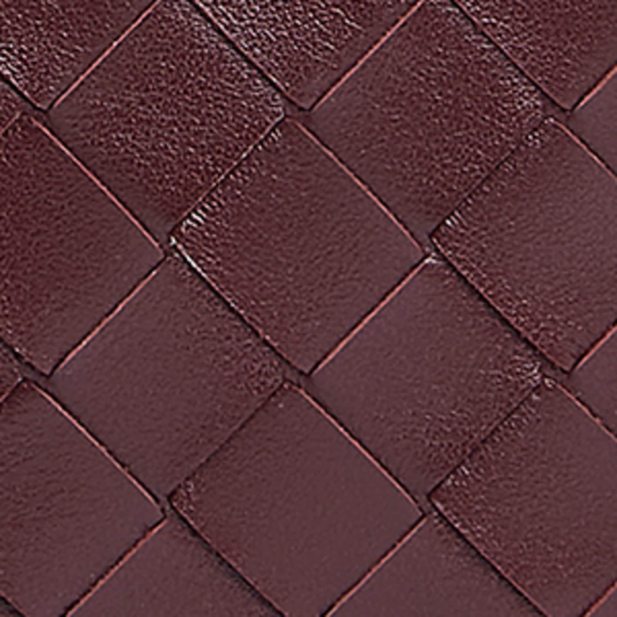 Leather Intrecciato Pouch