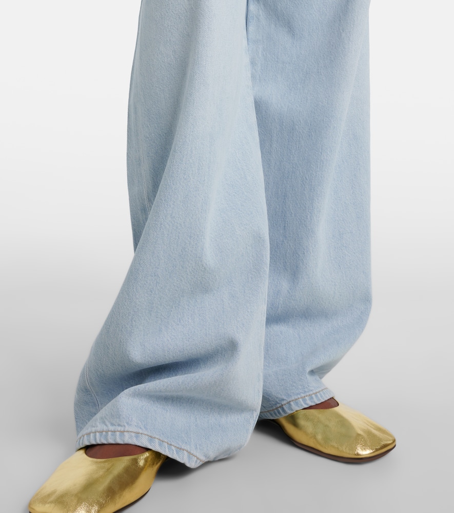 Brynn low-rise wide-leg jeans