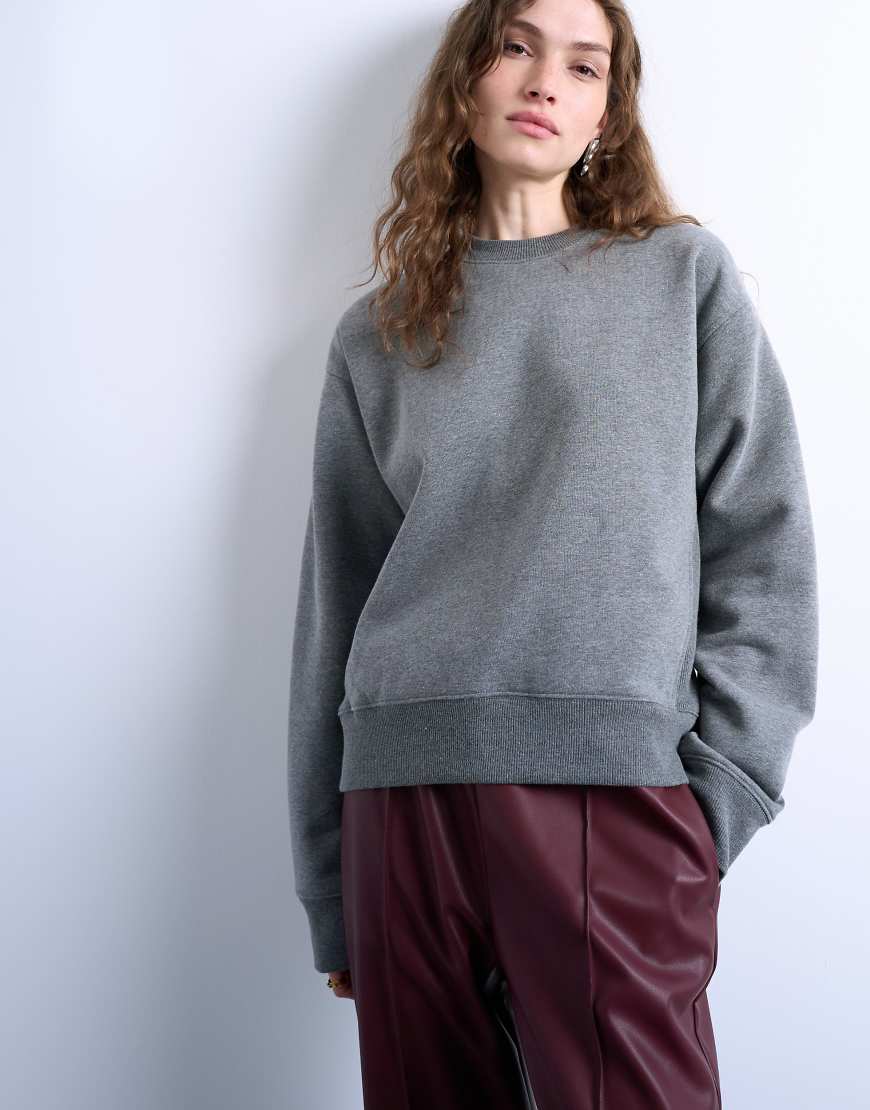 Ultimate sweat in dark grey marl