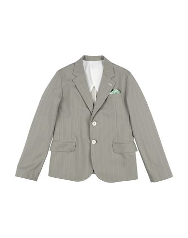 Kid Boy Blazer Sage green Size 13 Viscose, Polyamide, Polyester, Elastane
