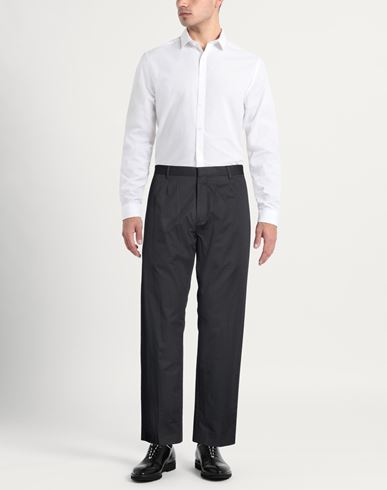 Man Pants Black Size S Cotton, Lyocell