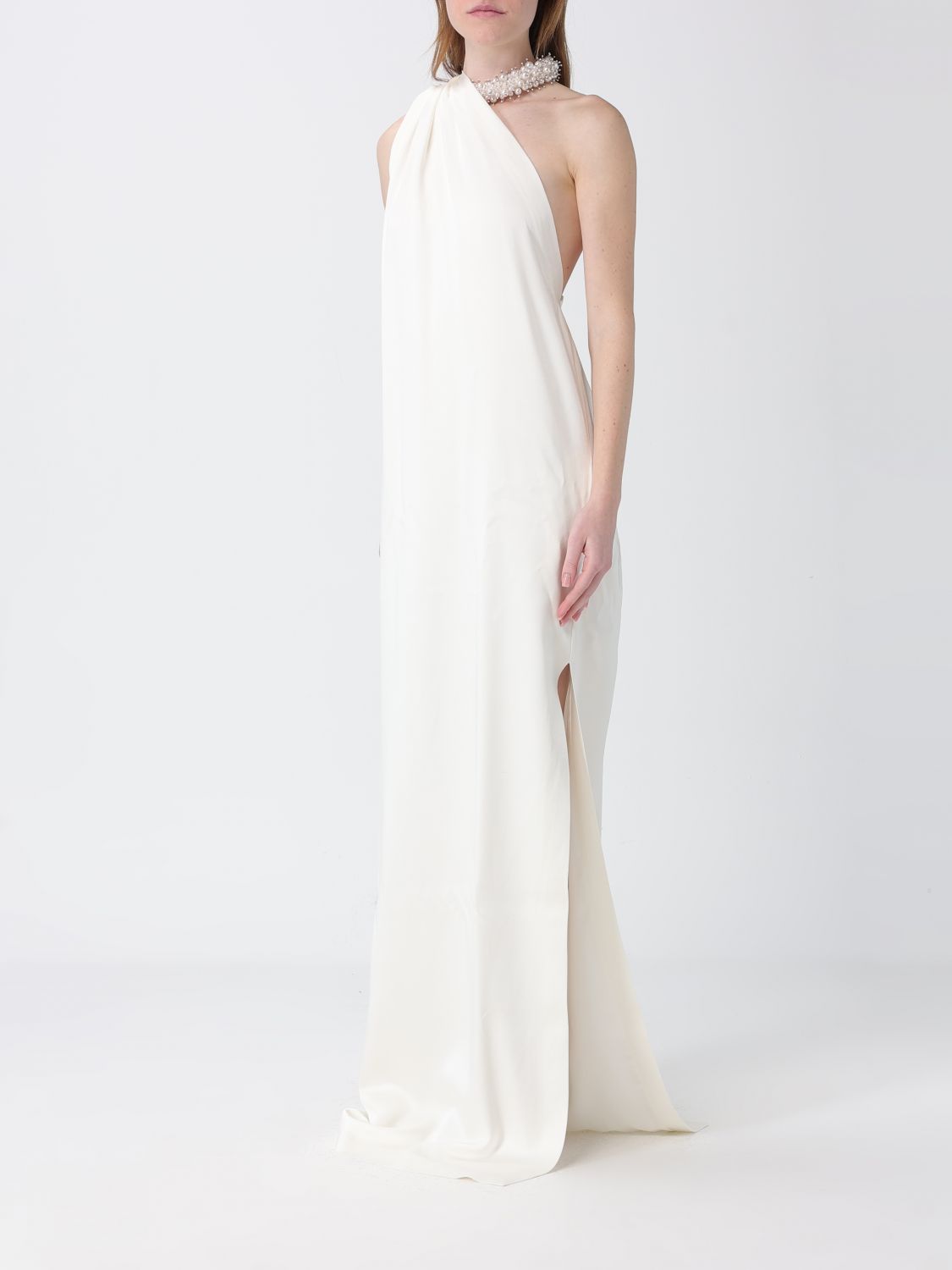 Dress Woman color Cream
