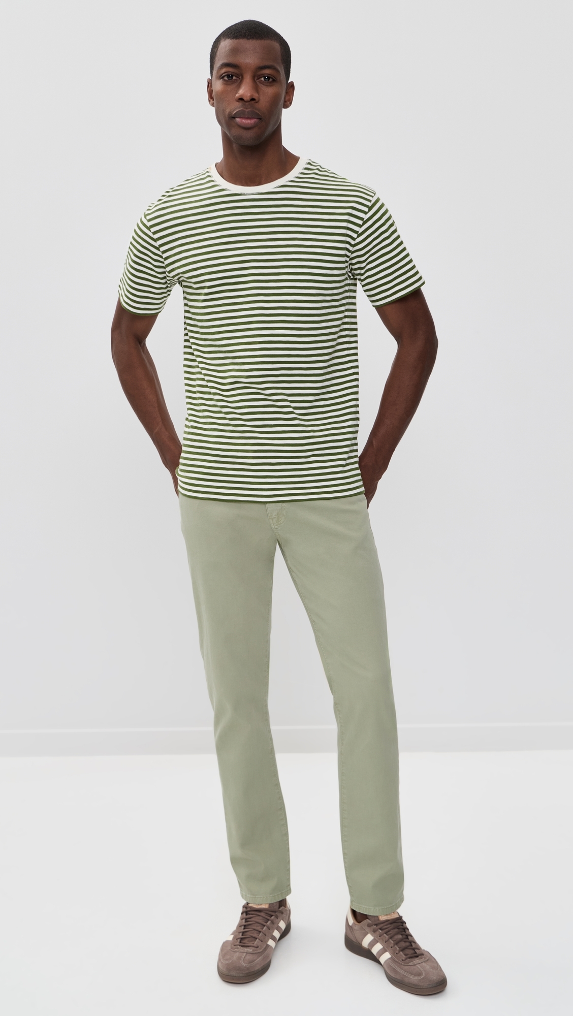 Ams Slim Twill Pants Fossil
