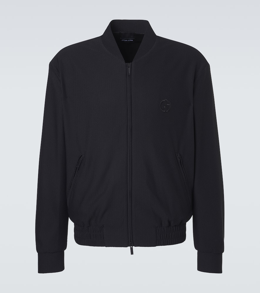 Logo blouson jacket