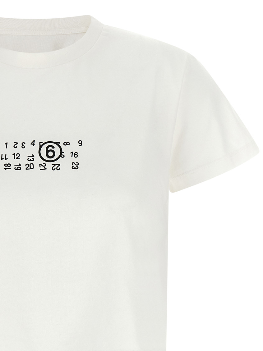 White Logo Crew Neck T-Shirt