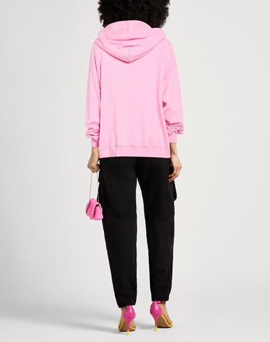 Woman Sweatshirt Pink Size XXS Cotton