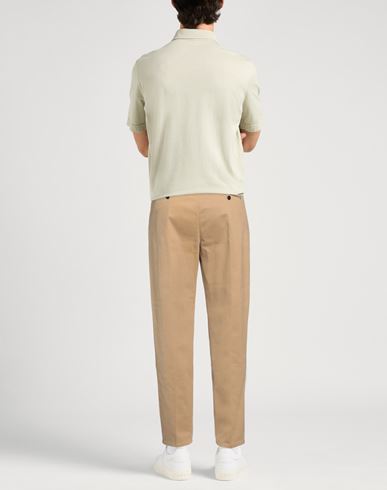 Dondup Man Pants Beige Size 33 Cotton, Elastane