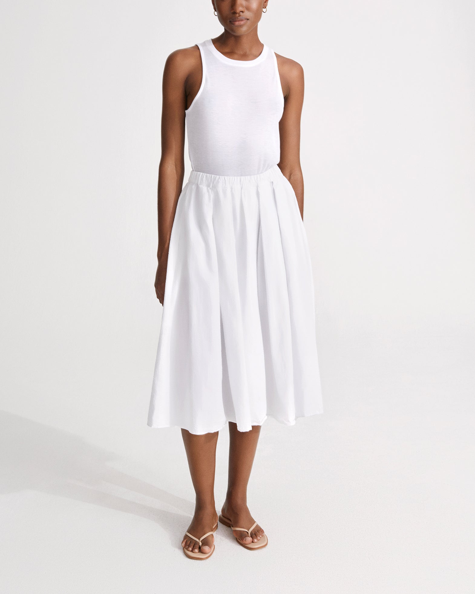 Stylein JORINA PLAIN SKIRT White