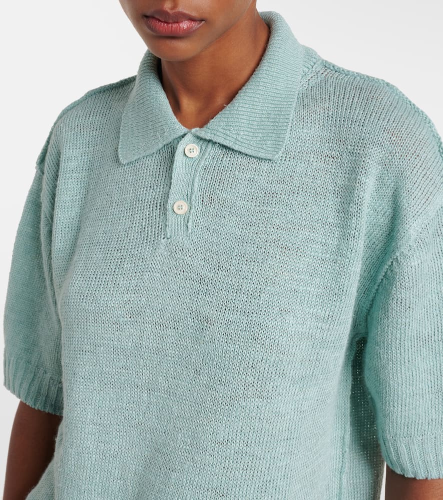 Hemp polo sweater