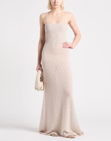 Woman Maxi dress Beige Size M Cashmere