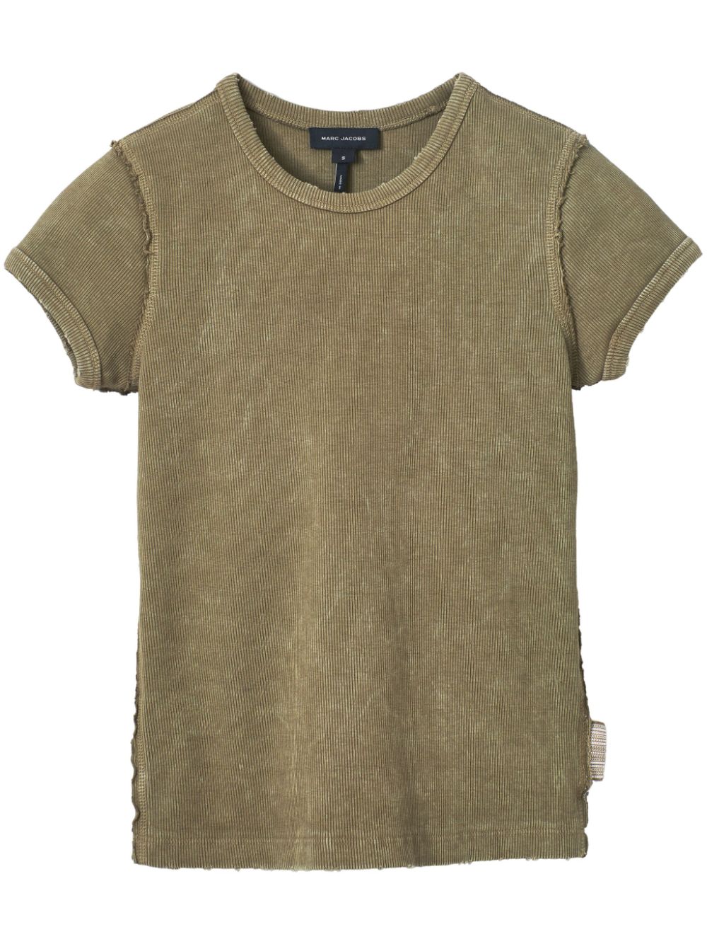 Logo-patch cotton T-shirt - Green
