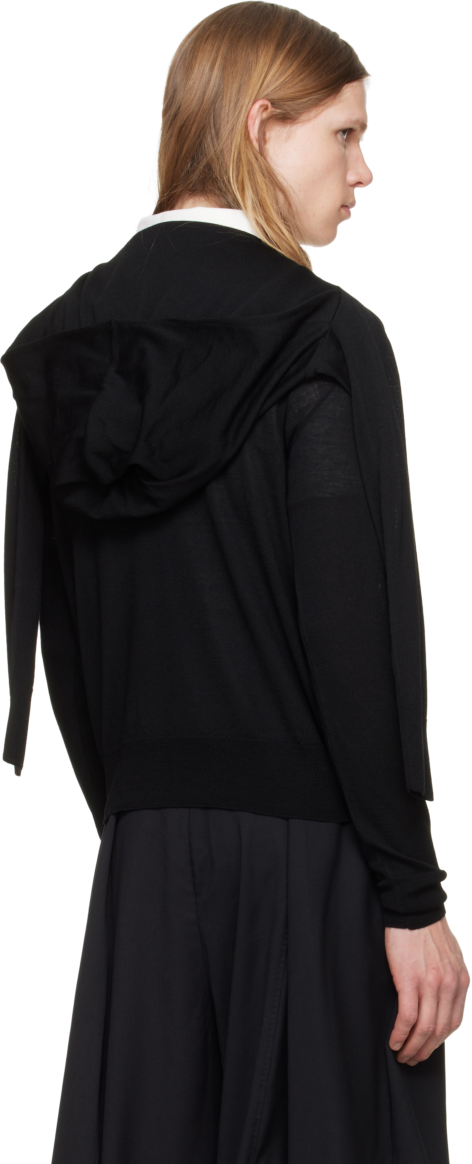 Black Double Sleeve Sweater