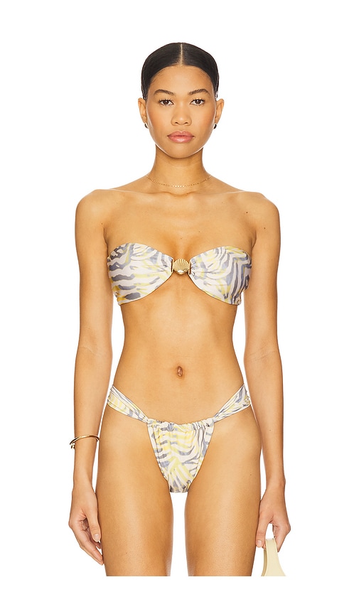 Runaway The Label Brazil Bikini Top in Lemon. -  XS also in