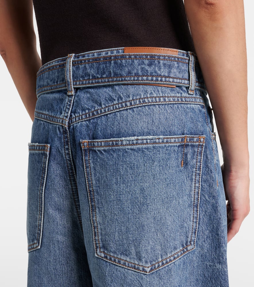 Procida mid-rise wide-leg jeans
