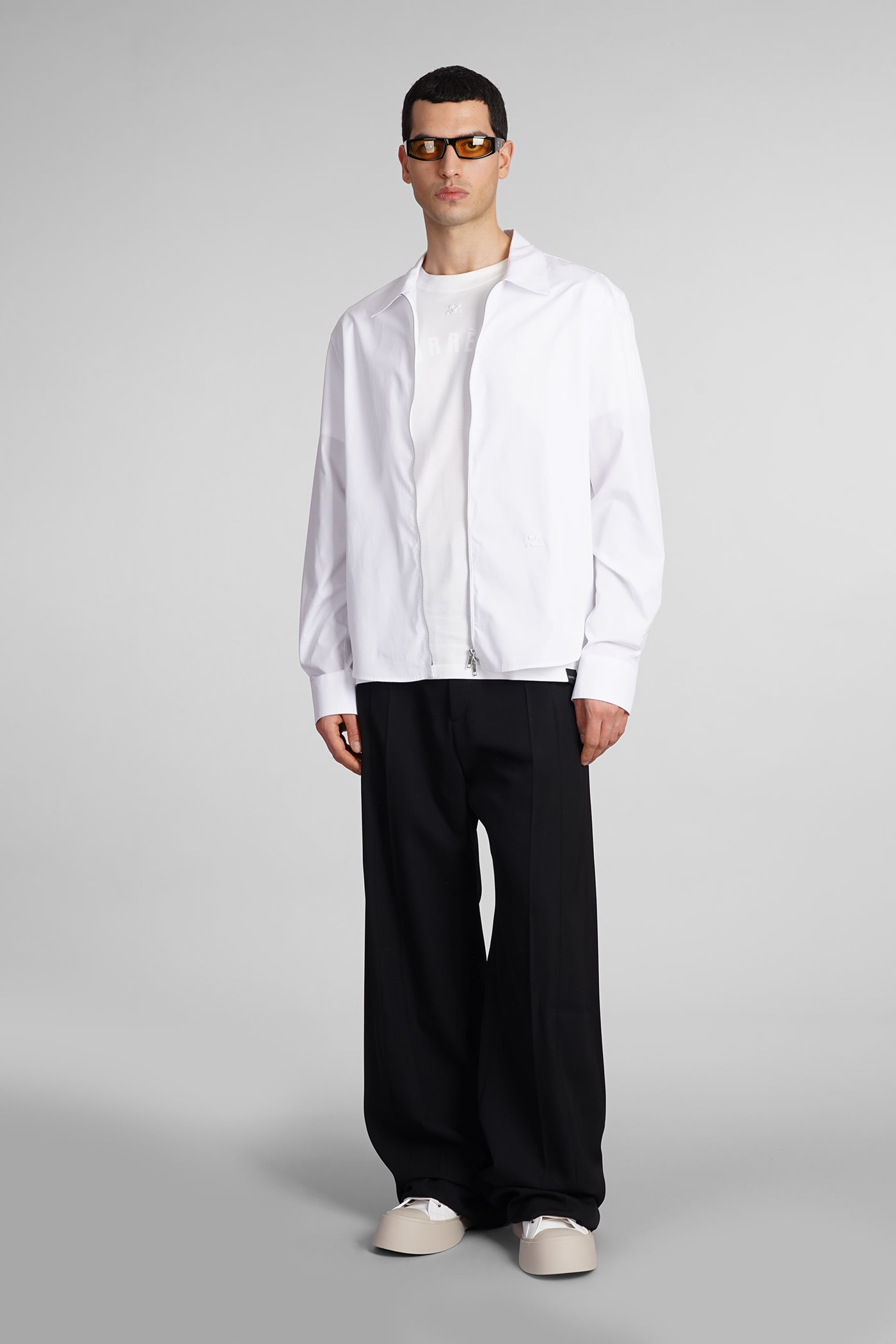 Shirt In White Cotton