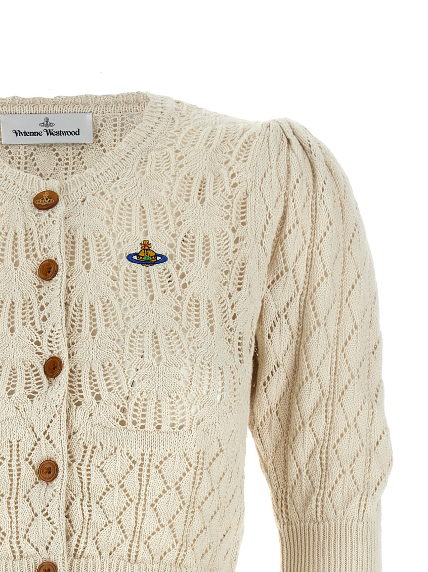 Vivienne Westwood - ella cardigan cotton knit long sleeve