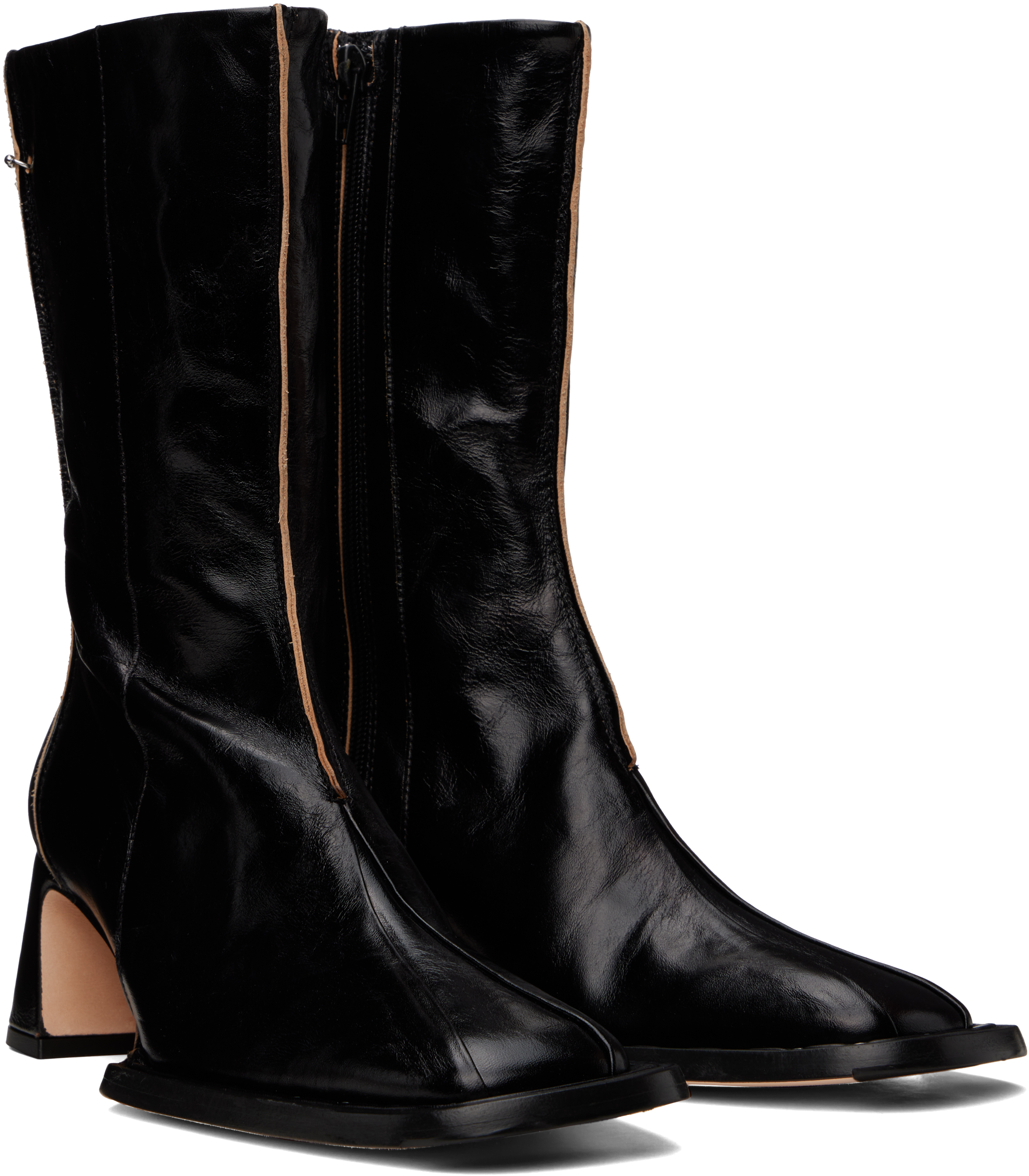 Miista 여성 Black Greer Ankle Boots 242877F113005