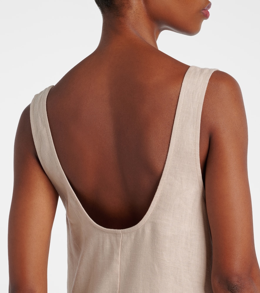Capri linen maxi dress