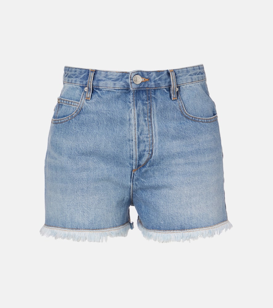 Lesia high-rise denim shorts