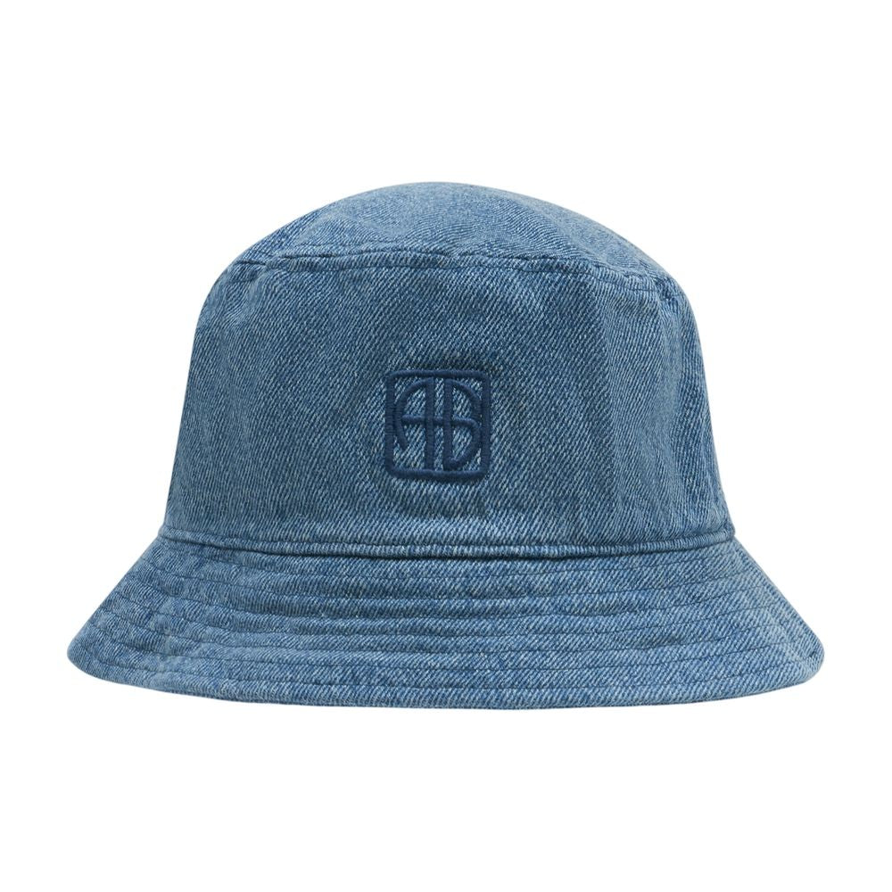A-12-12027-WHD59 Cotton Denim Bucket Hat — Blue