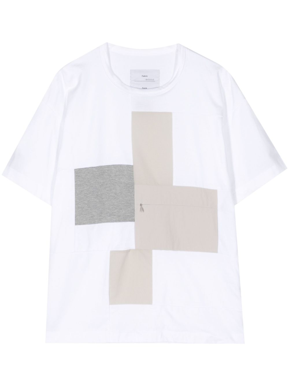 Front-pocket cotton t-shirt - White