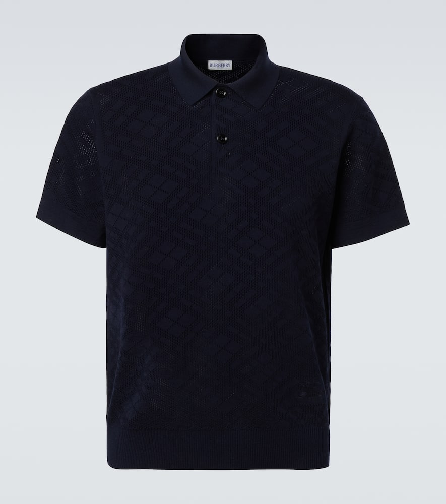 Wool polo shirt